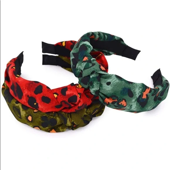 *****Brand New***** Bundle 3-pack of Leopard (in Red, Olive, Teal) - Picture 3 of 6